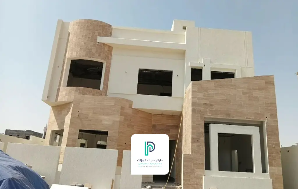 ترميم واجهة فيلا شرق الرياض