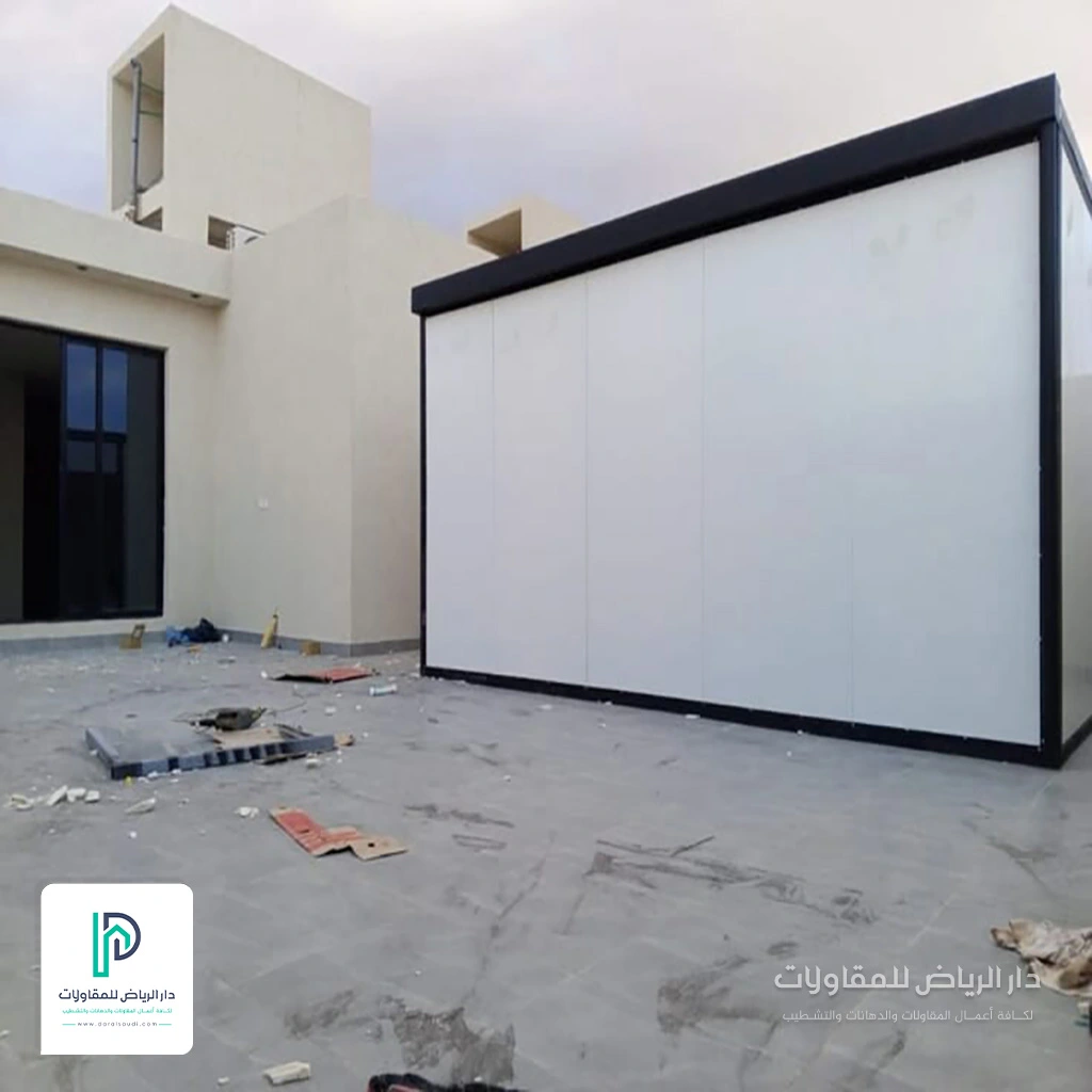 غرفة سائق ساندوتش بانل حي العقيق شمال الرياض