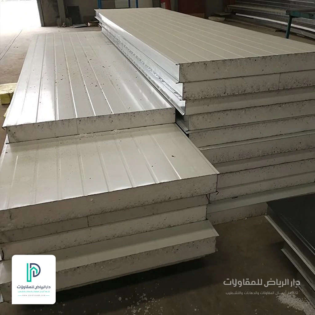 اسعار الواح ساندوتش بانل حي الواحة شمال الرياض