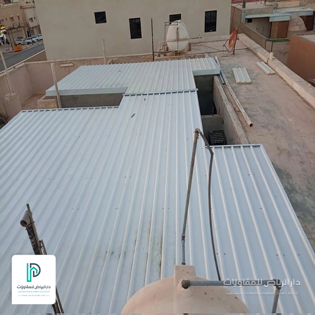 تركيب سقف ساندوتش بانل حي الغدير شمال الرياض